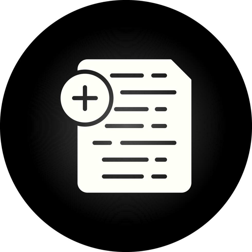 Document Insert Icon Vector Icon