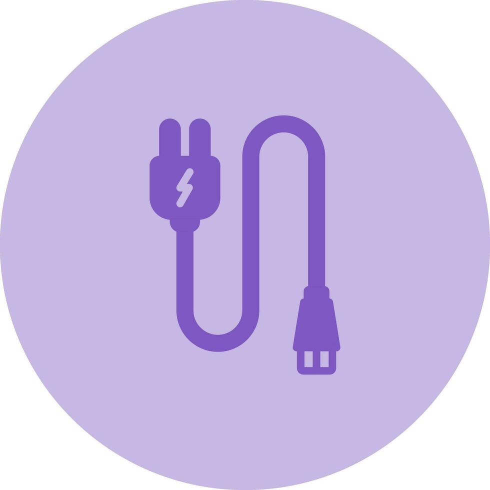 Monitor Cable Vector Icon
