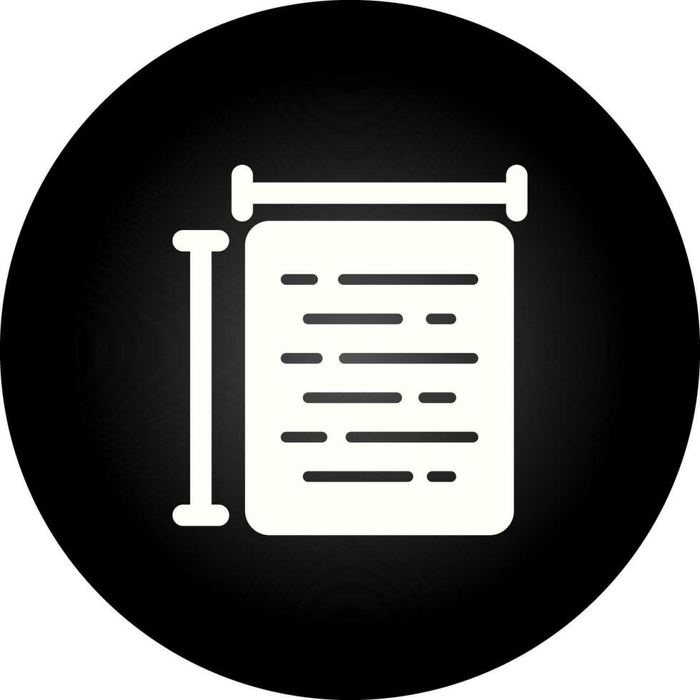 Document Size Vector Icon