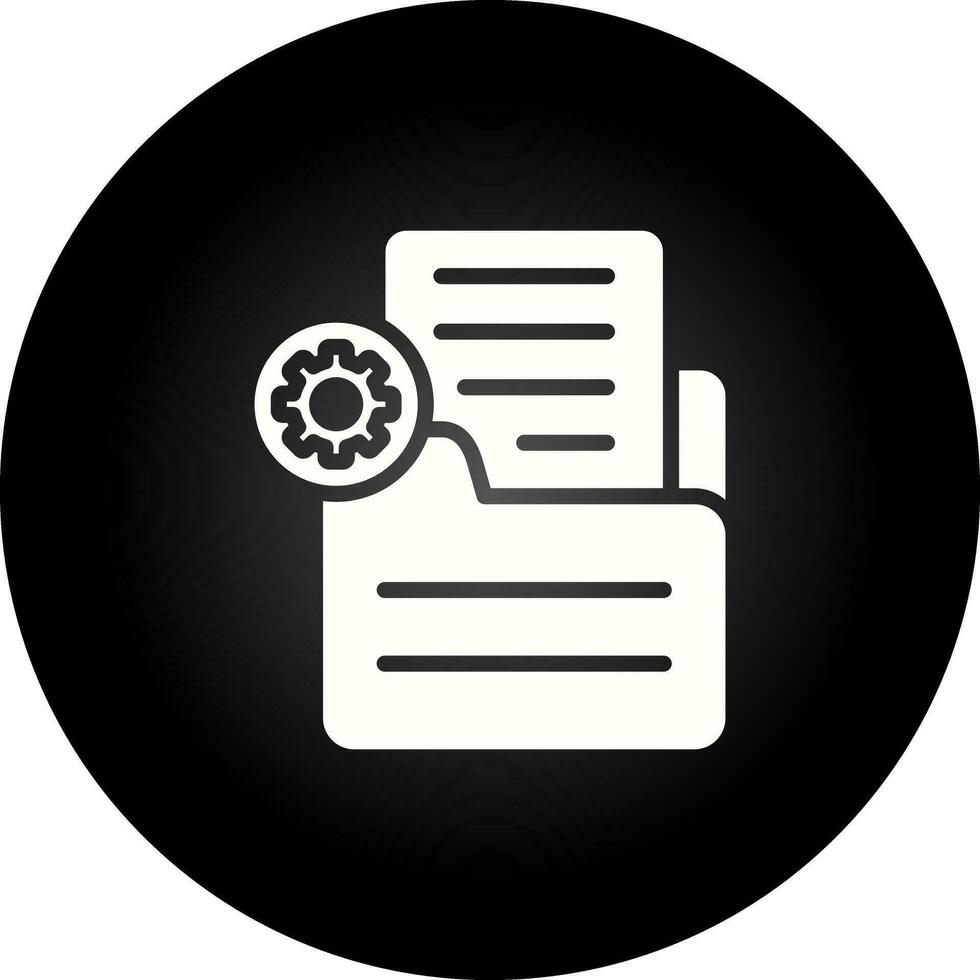 Document Settings Vector Icon