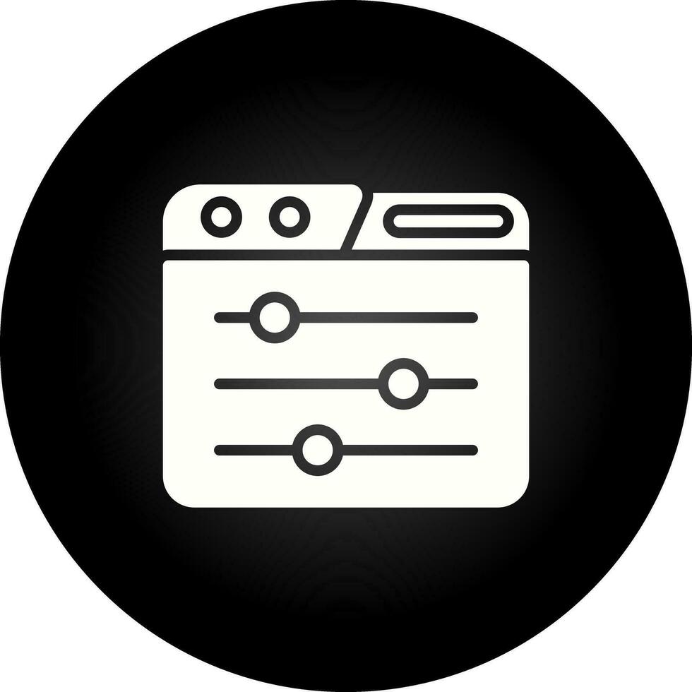 Control Panel Vector Icon