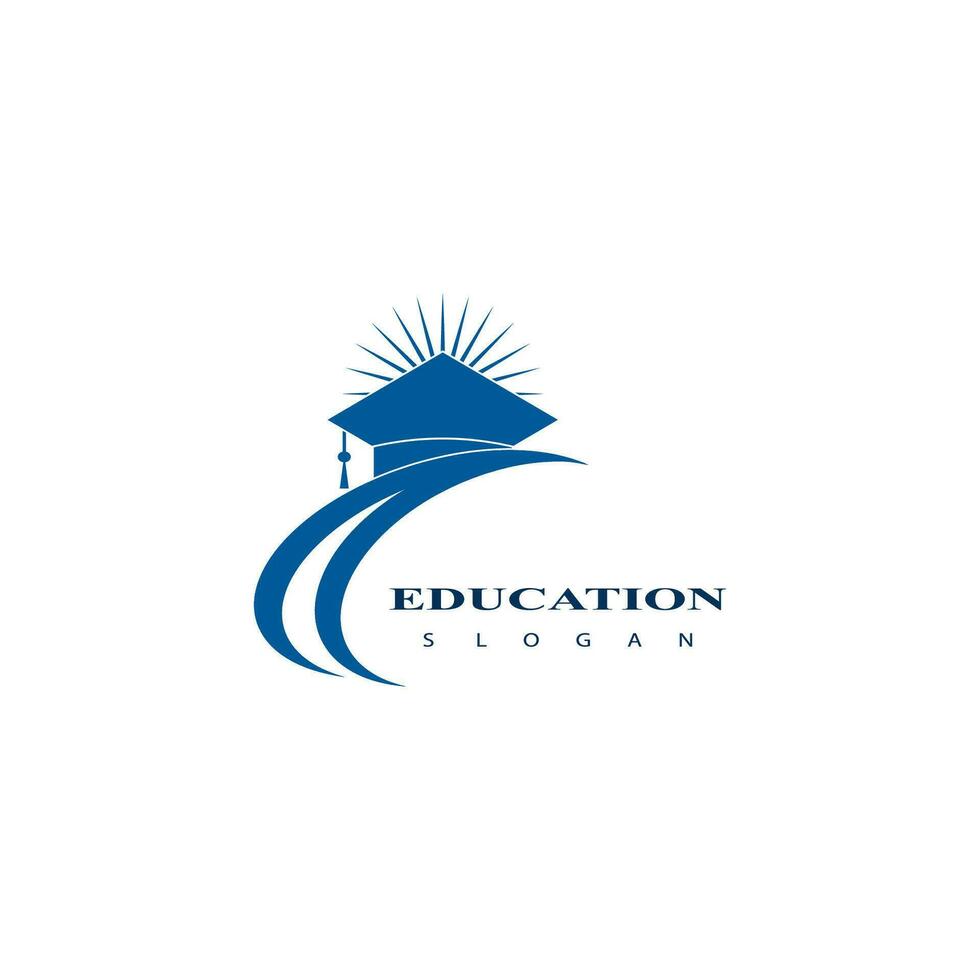 Education logo design vector template