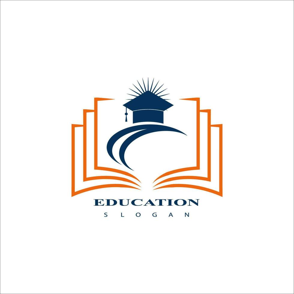 Education logo design vector template