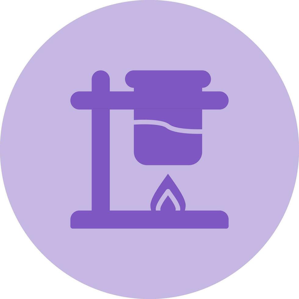 Bunsen Burner Vector Icon