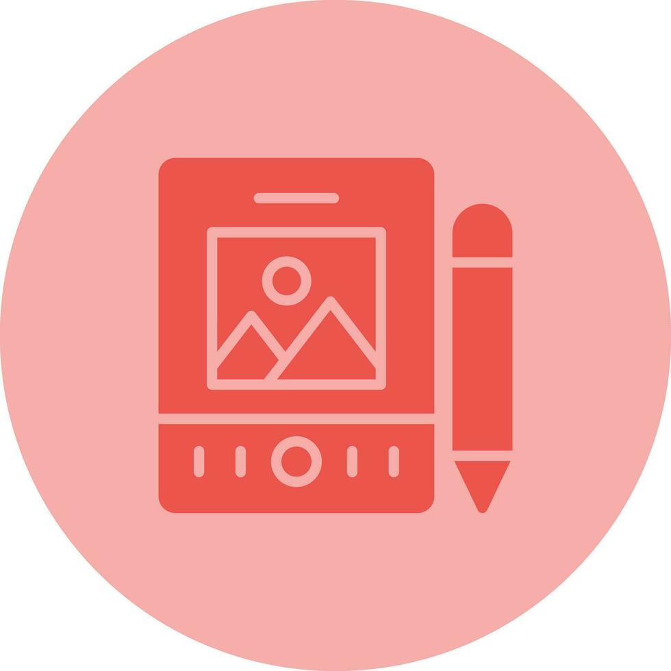 Pen Tablet Vector Icon