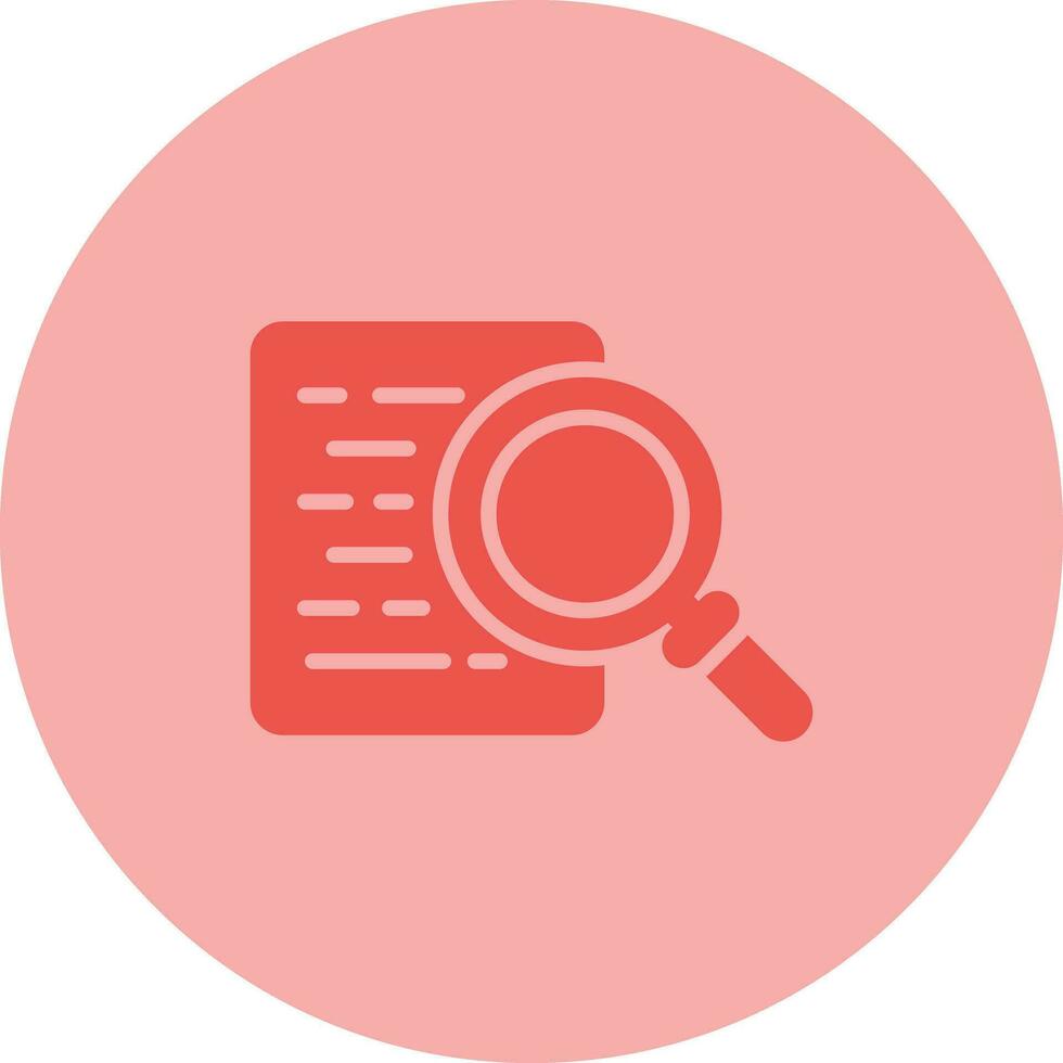 Document Search Vector Icon