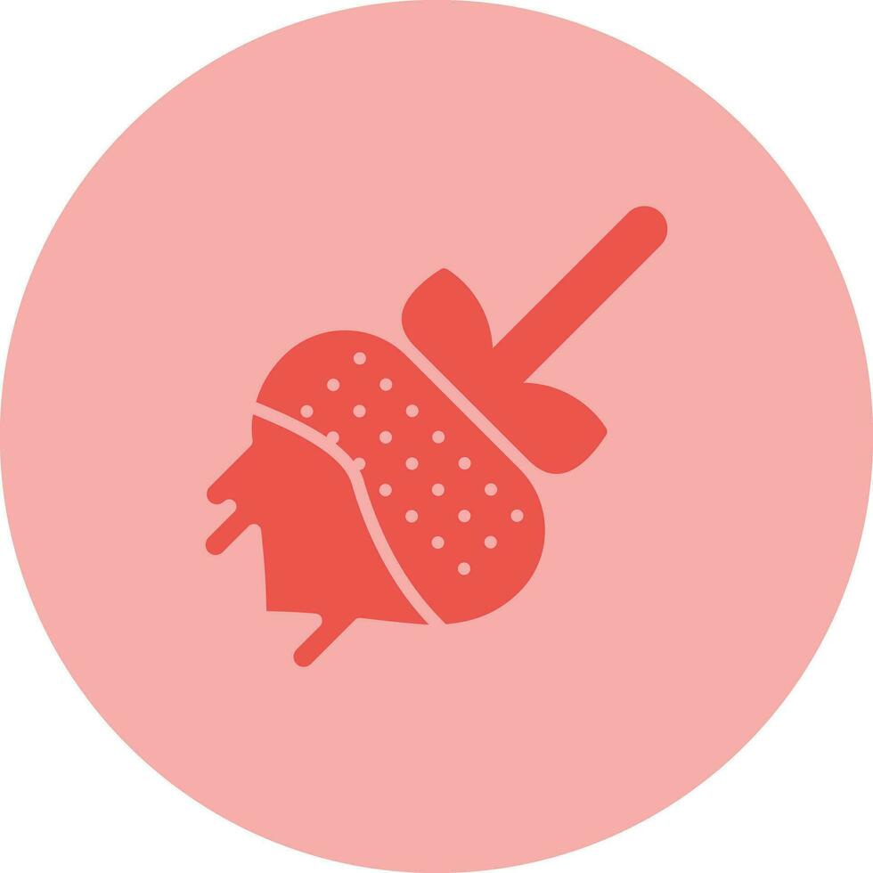 Chocolate fondue Vector Icon