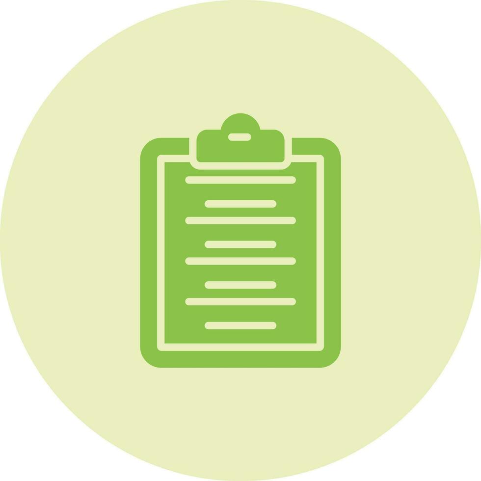 Writing Pad Vector Icon