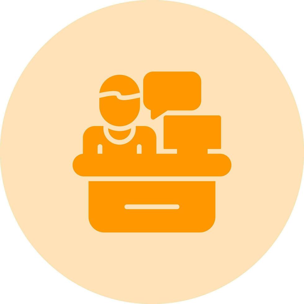 Academic Advisor Vector Icon