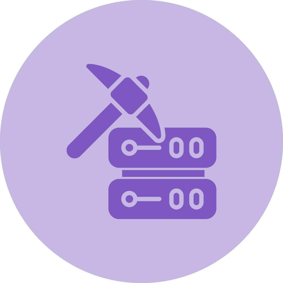 Data Mining Vector Icon