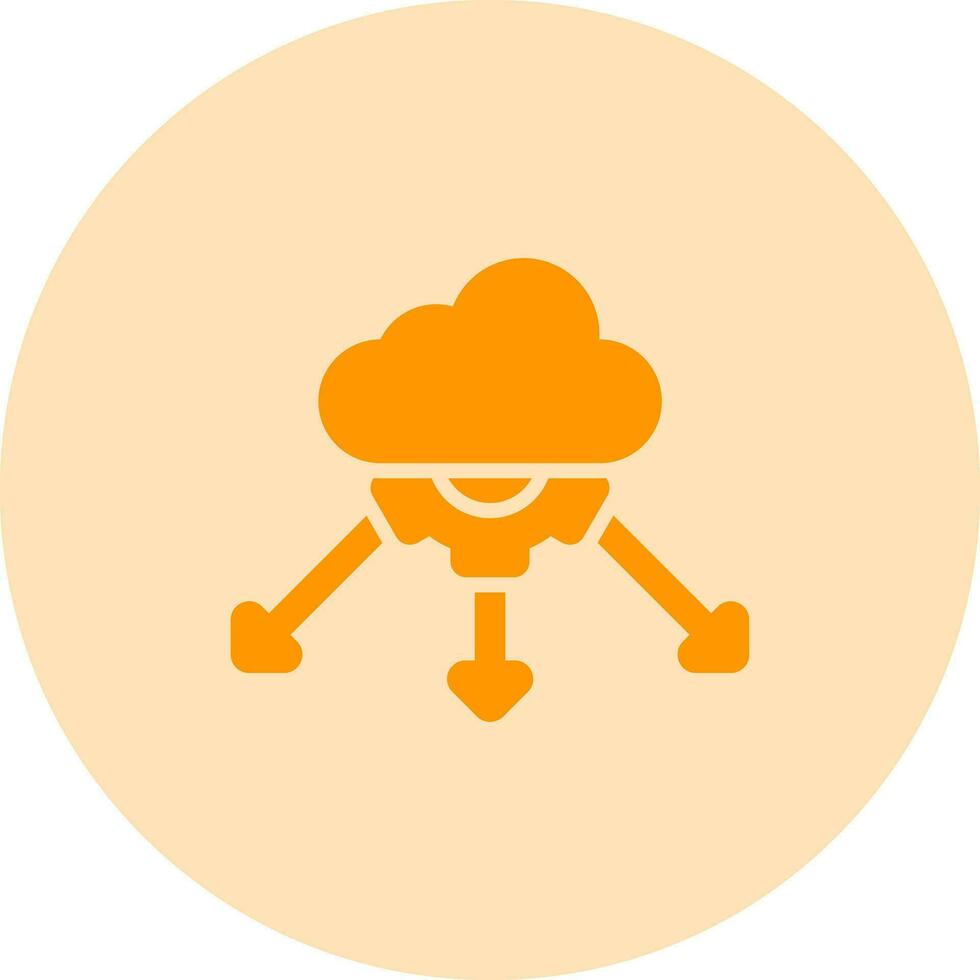 Network Load Balancing Vector Icon