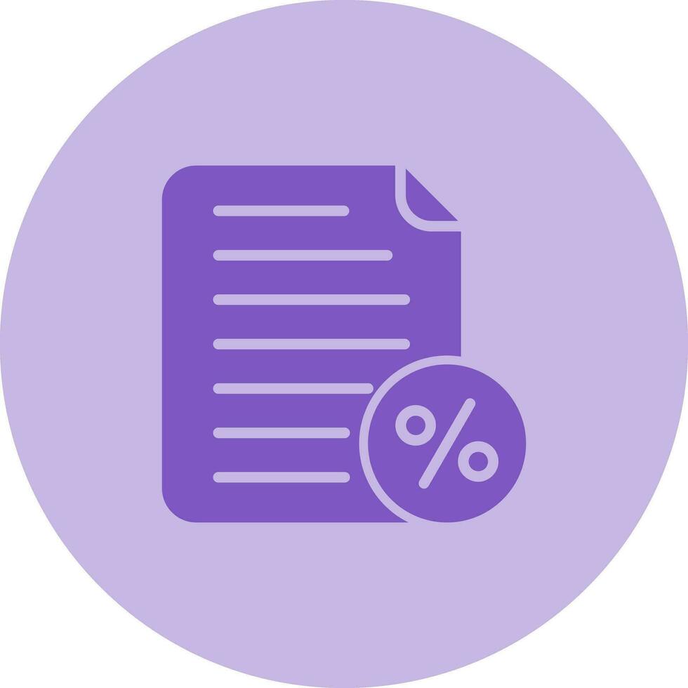 Tax Vector Icon