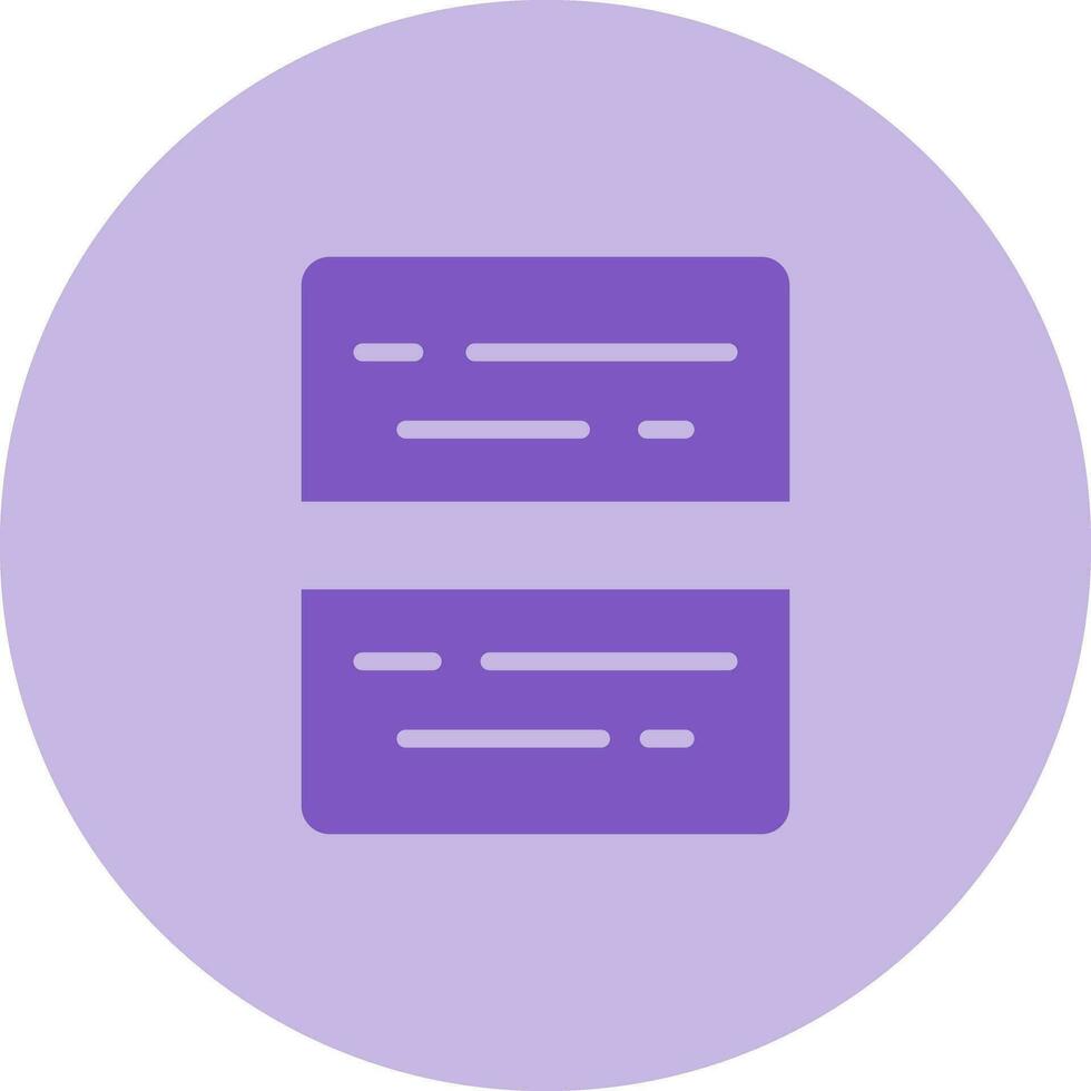 Document Split Vector Icon