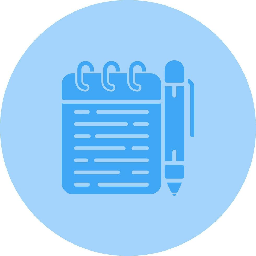 Memo pad Vector Icon