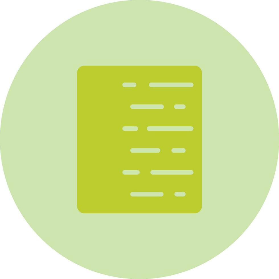 Document Align Right Vector Icon