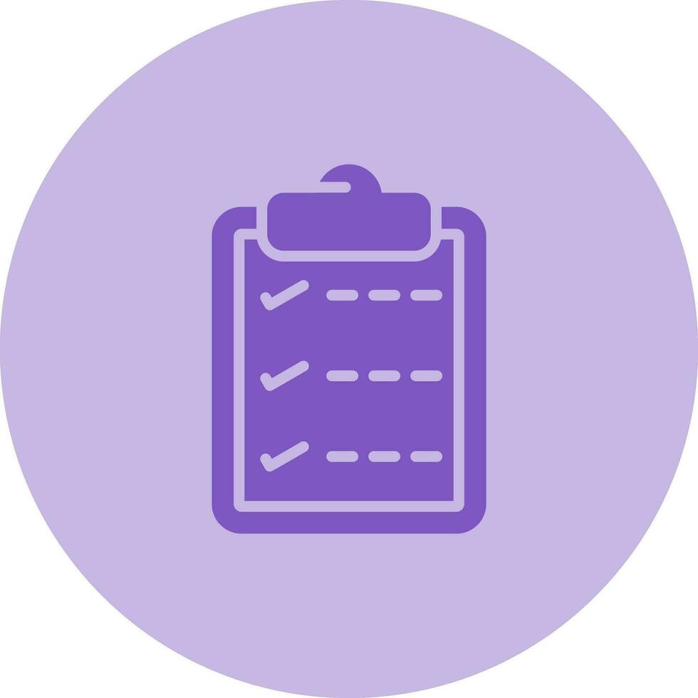 Task list with checkmarks Vector Icon