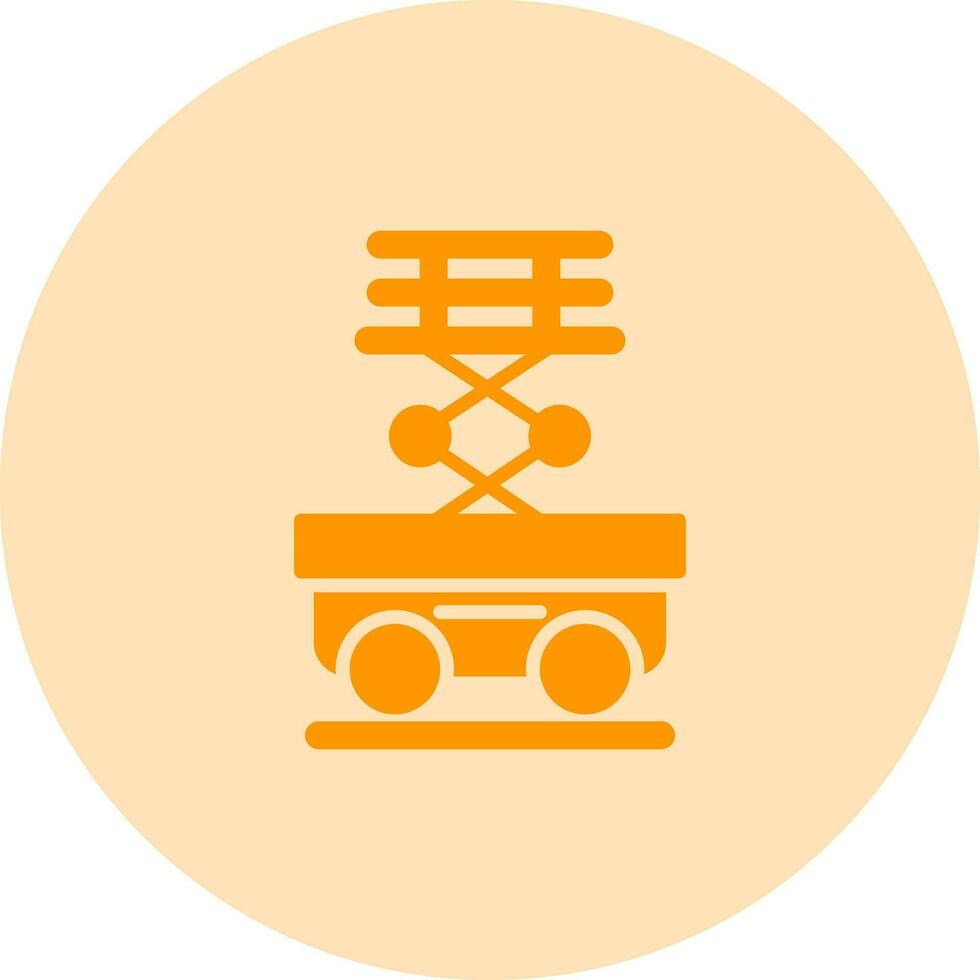 Scissor Lift Vector Icon