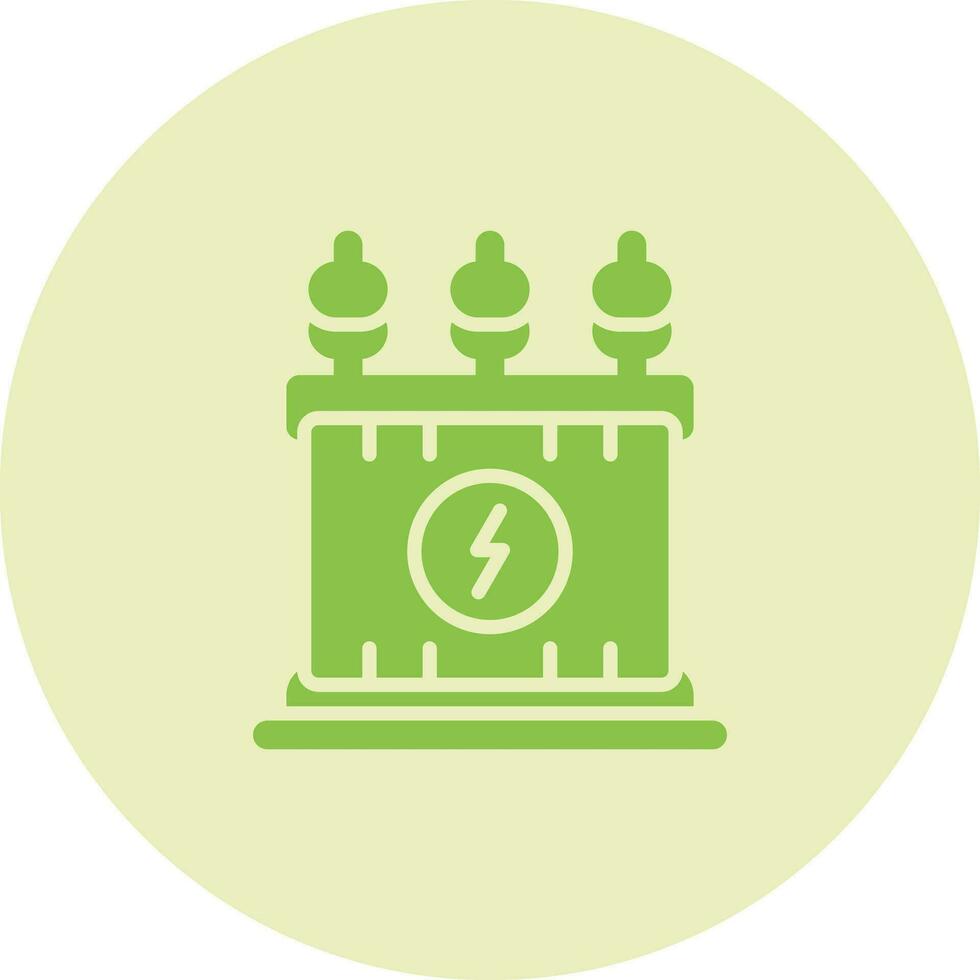 Power Transformer Vector Icon