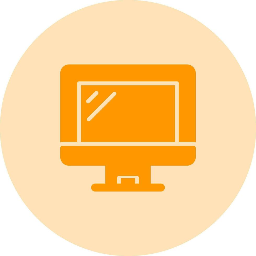 Computer Monitor Vector Icon