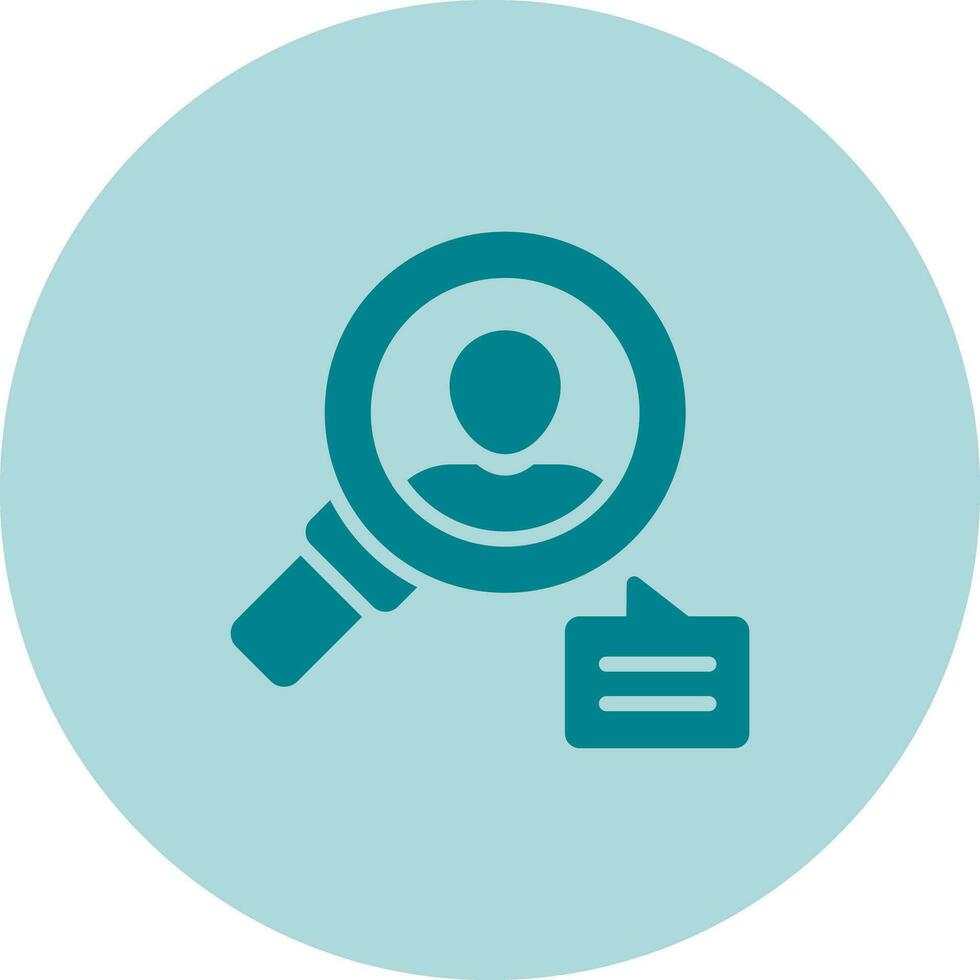 Talent Search Vector Icon