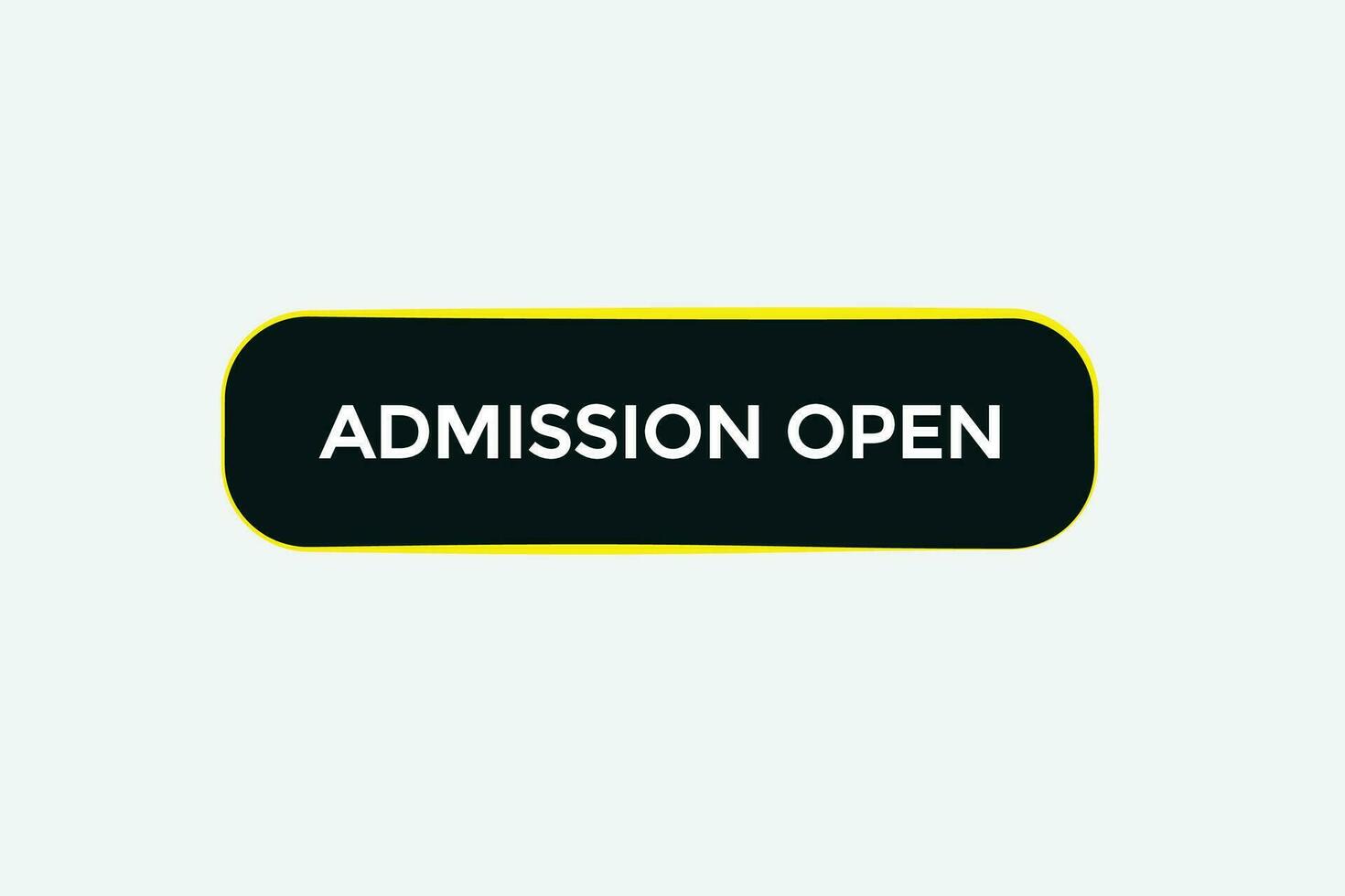 new admission open, modern, website, click button, level, sign, speech, bubble  banner, vector