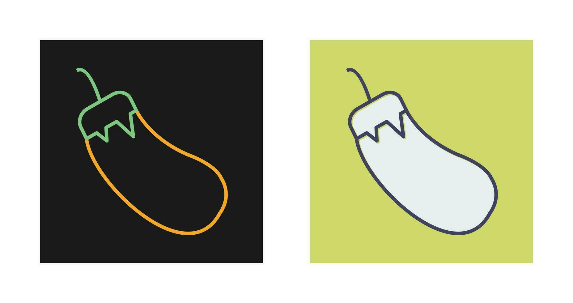Eggplant Vector Icon