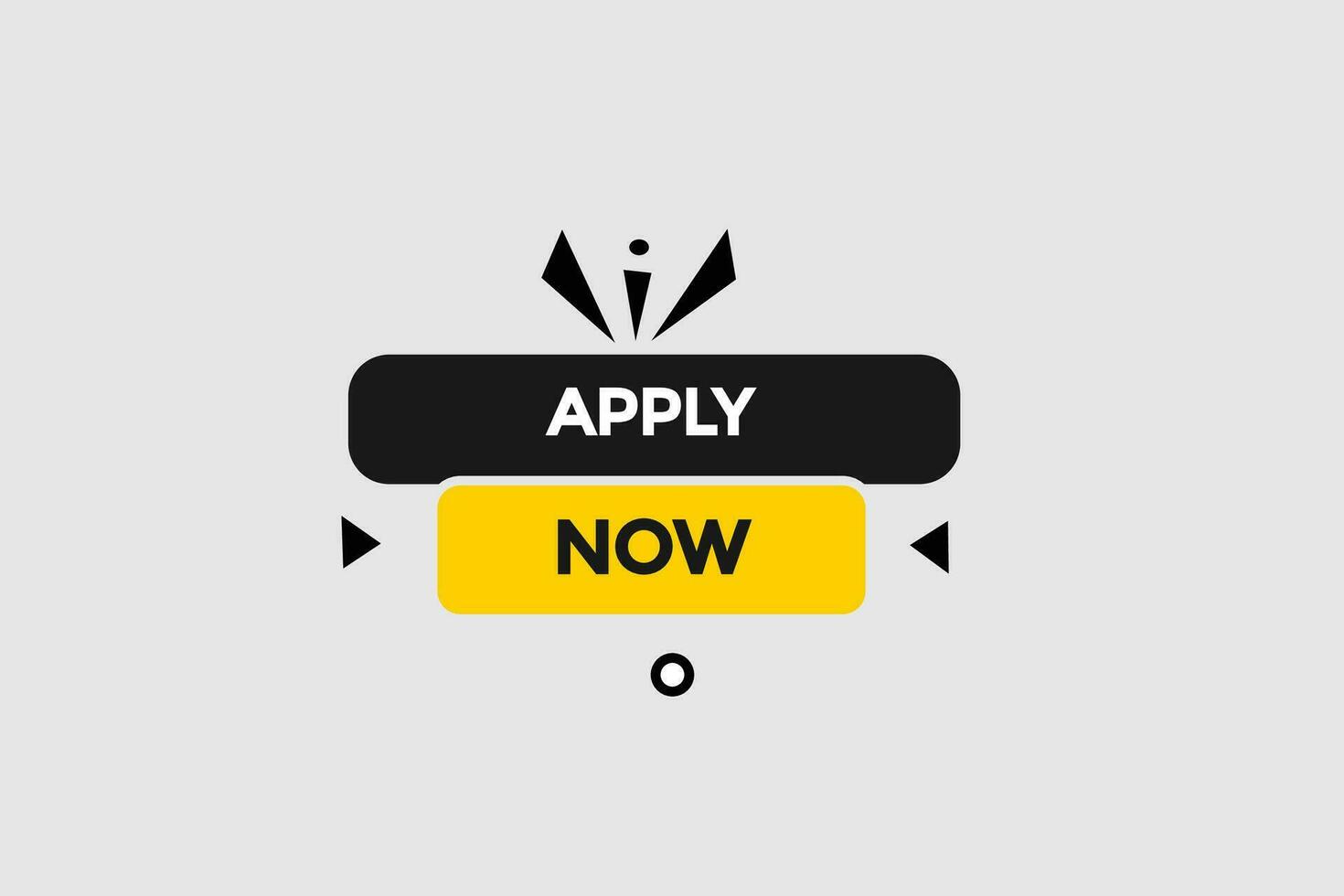 new apply now, modern, website, click button, level, sign, speech, bubble  banner, vector