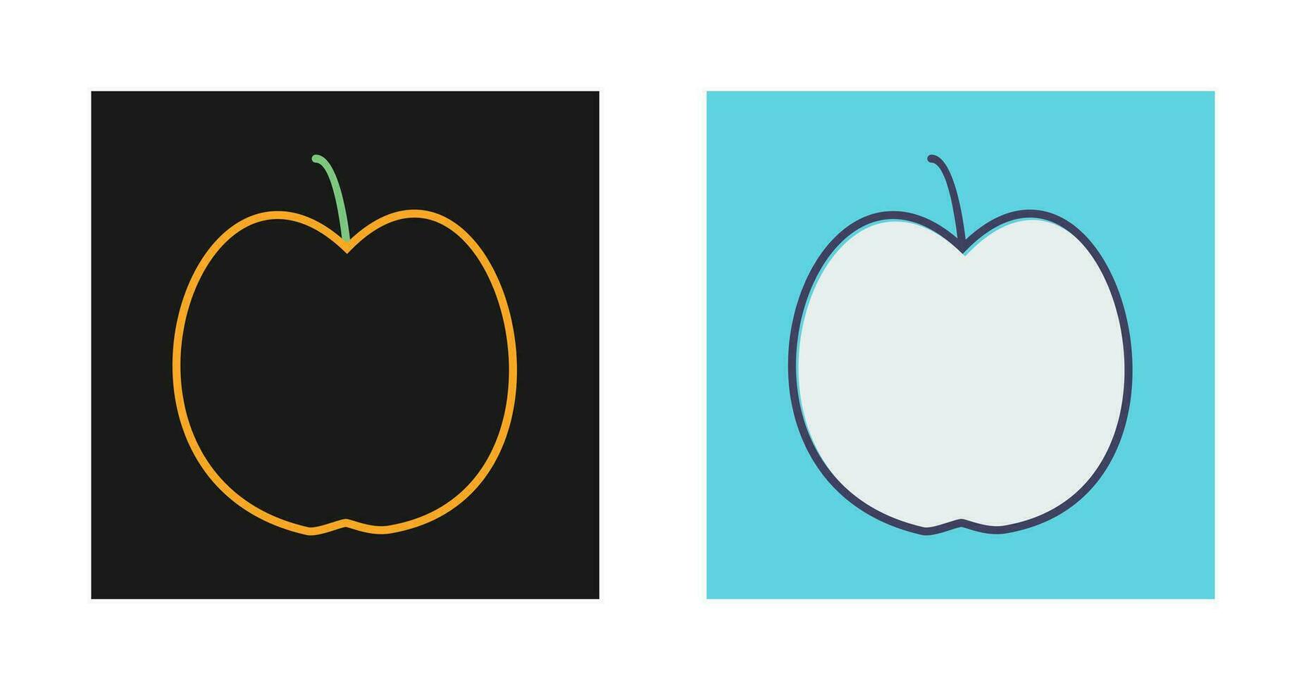 icono de vector de manzana