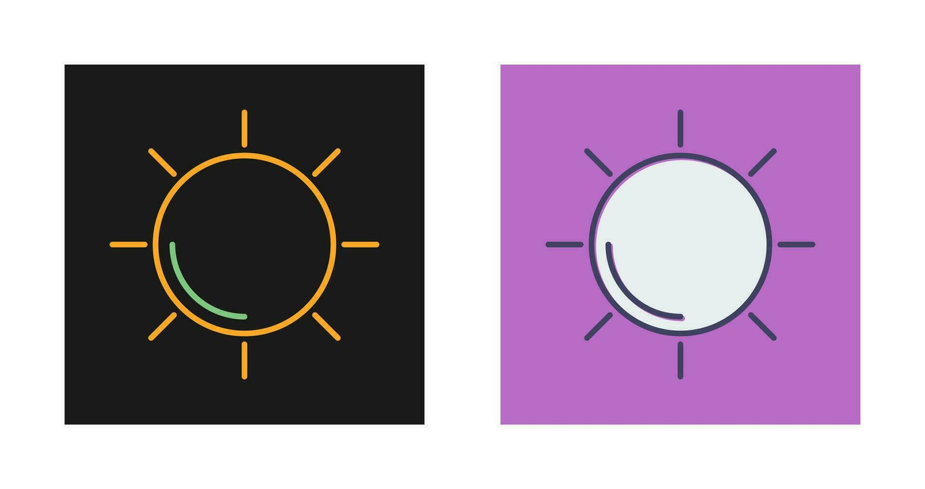 icono de vector de sol