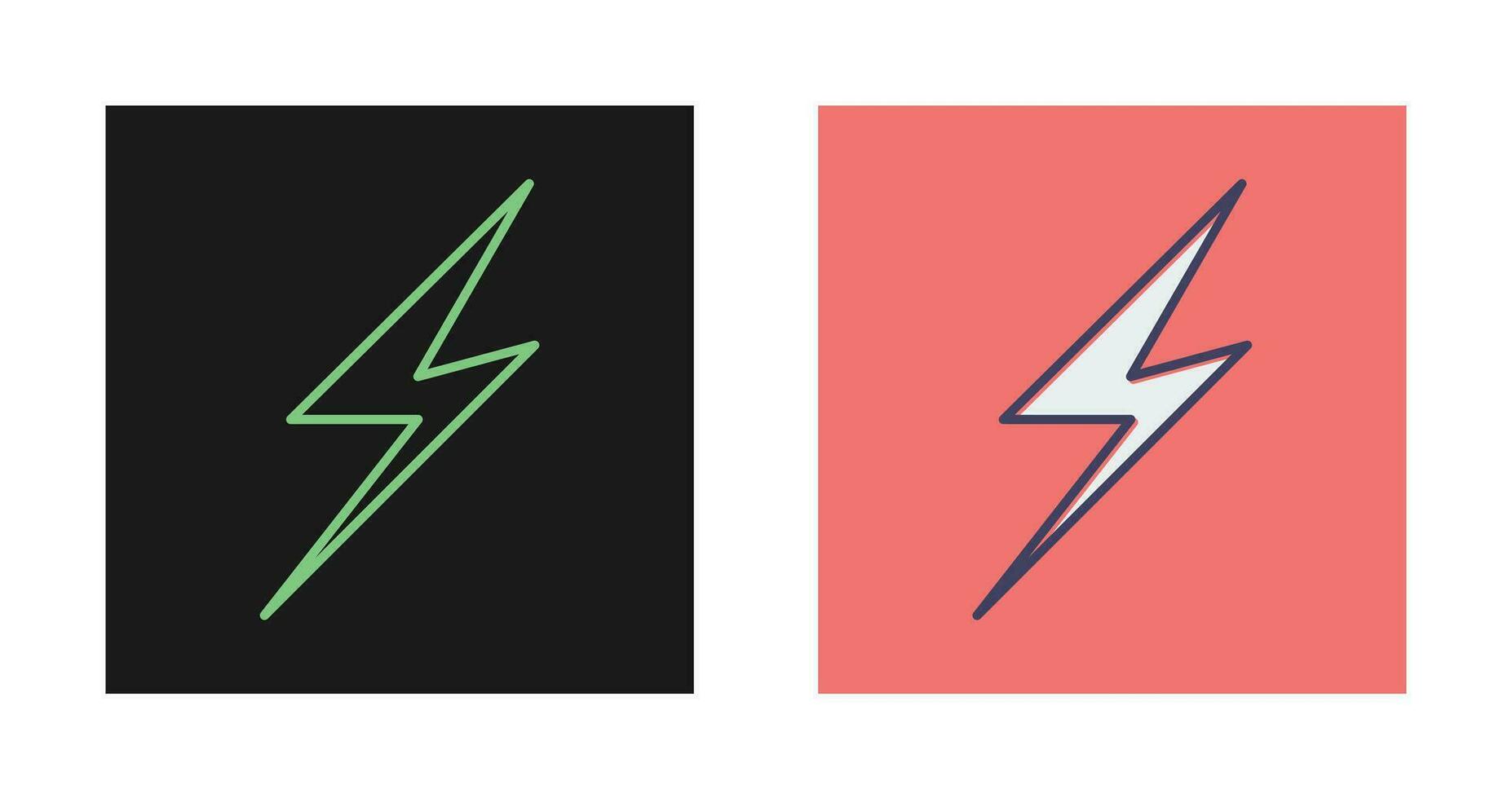 Lightening Vector Icon