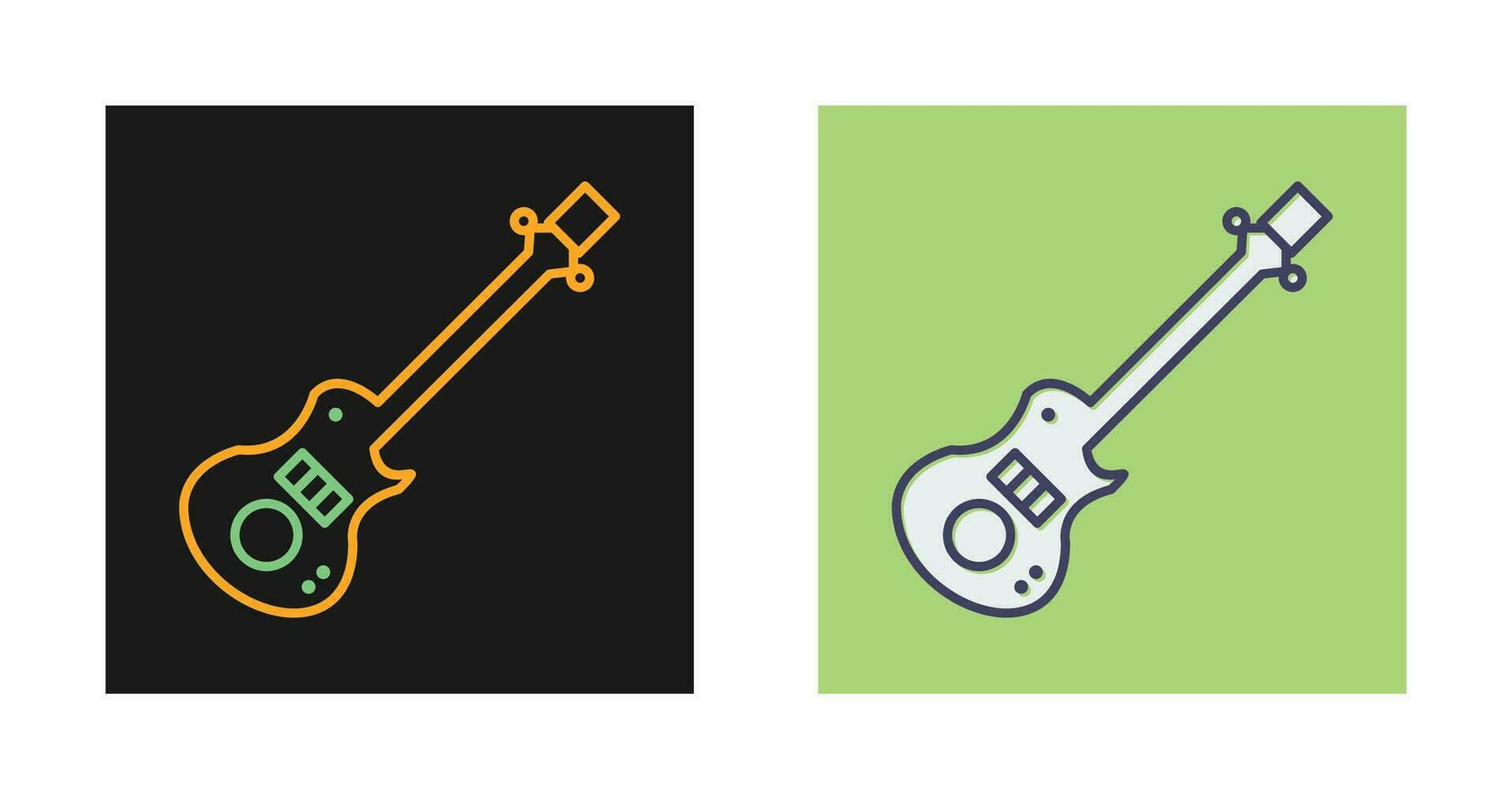 icono de vector de guitarra eléctrica