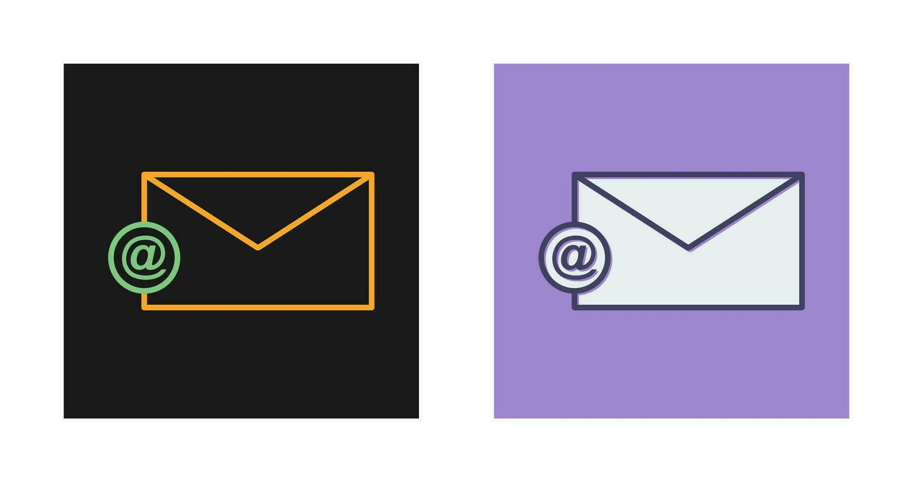 icono de vector de correo electrónico