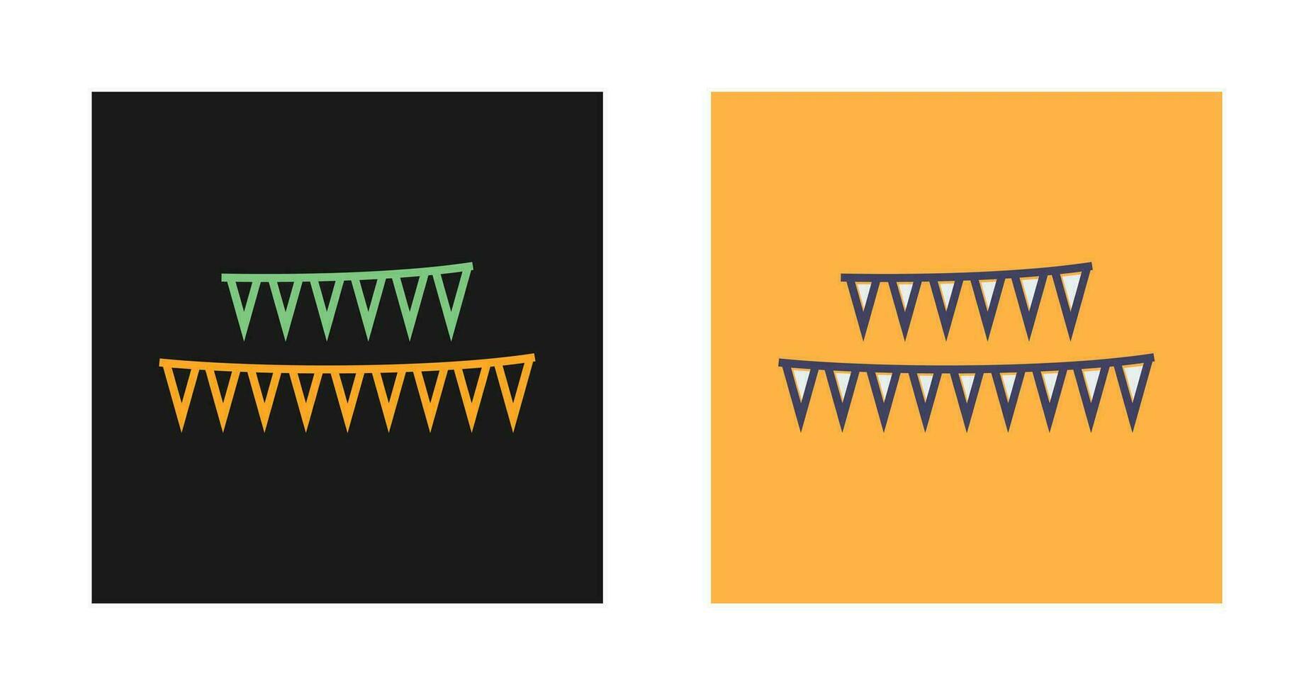 Celebration Flags Vector Icon