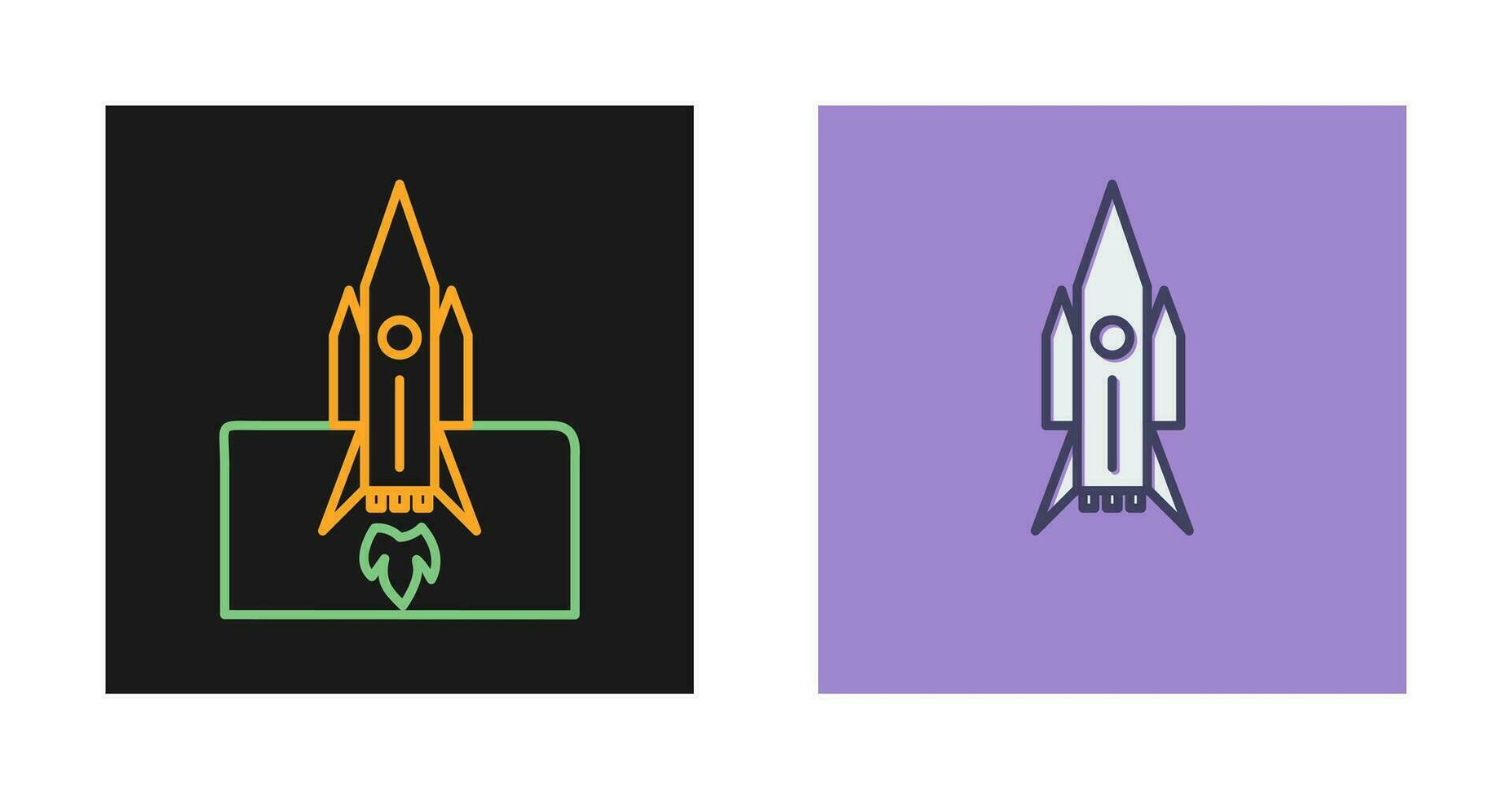 Rocket Launched Vector Icon