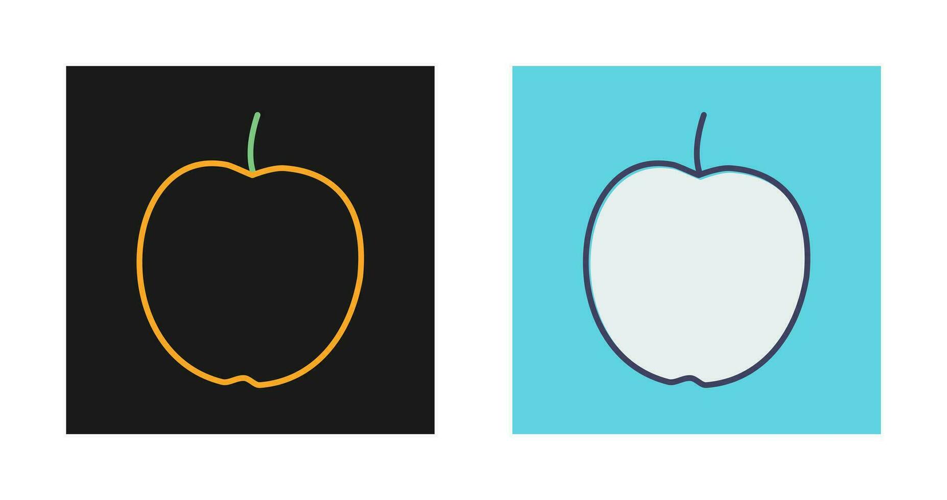 icono de vector de manzana