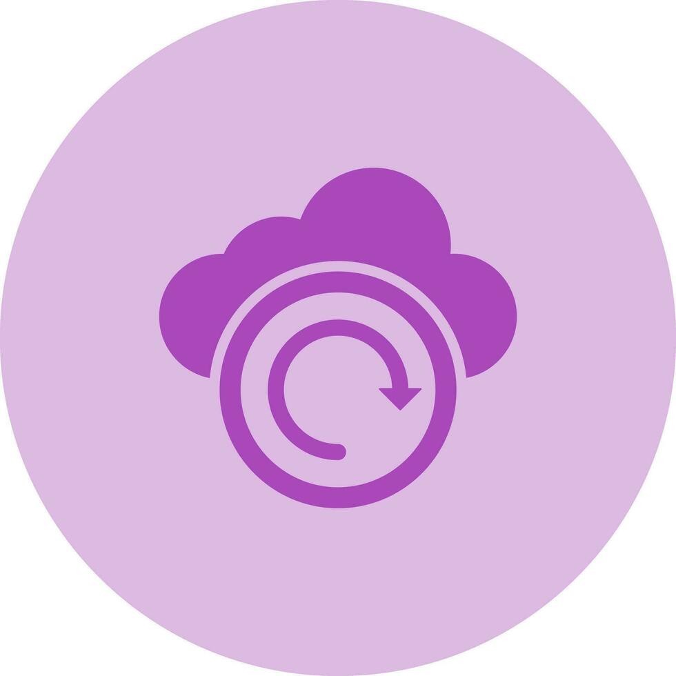 Cloud Backup Vector Icon