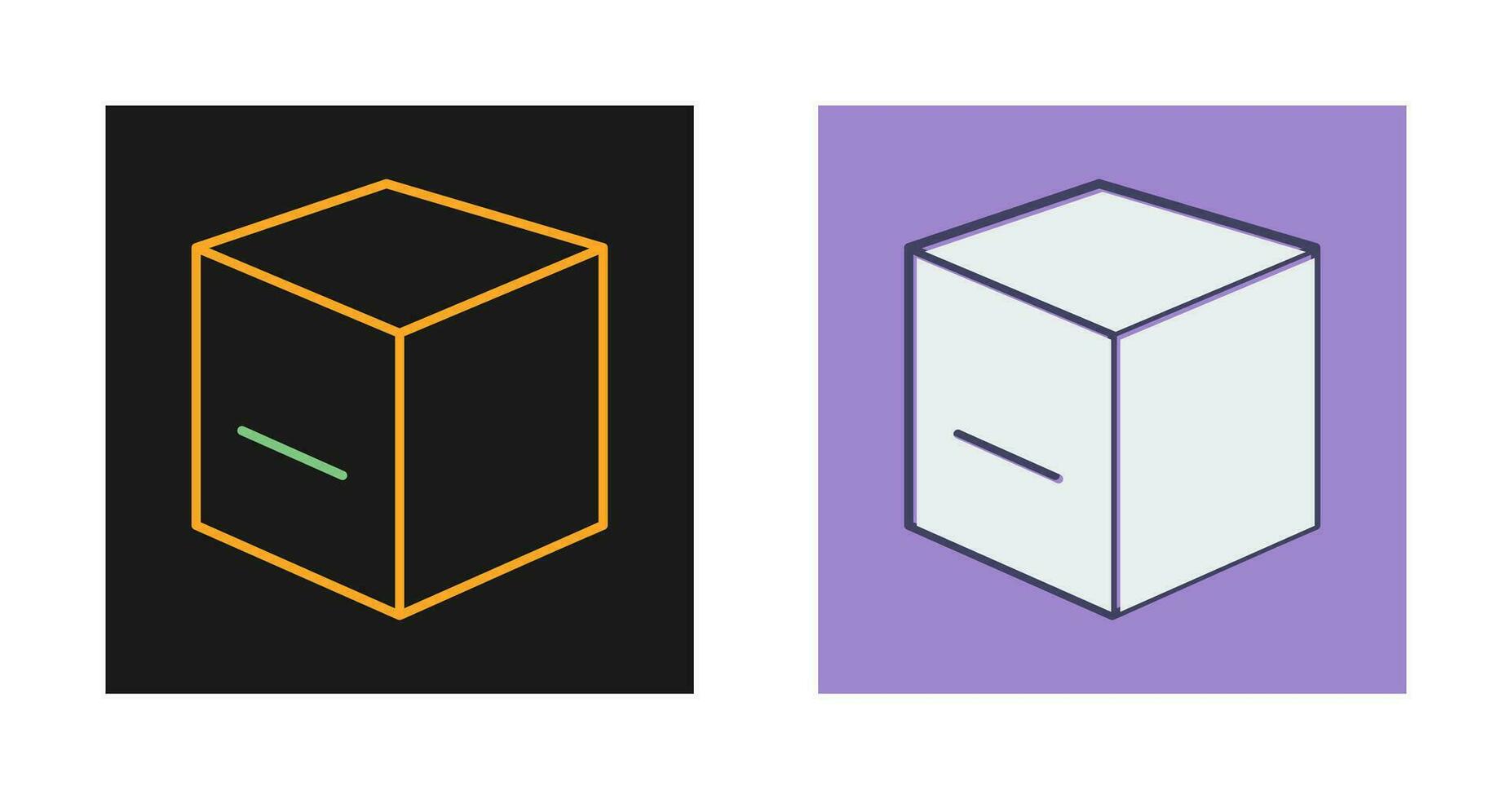 Cube Vector Icon