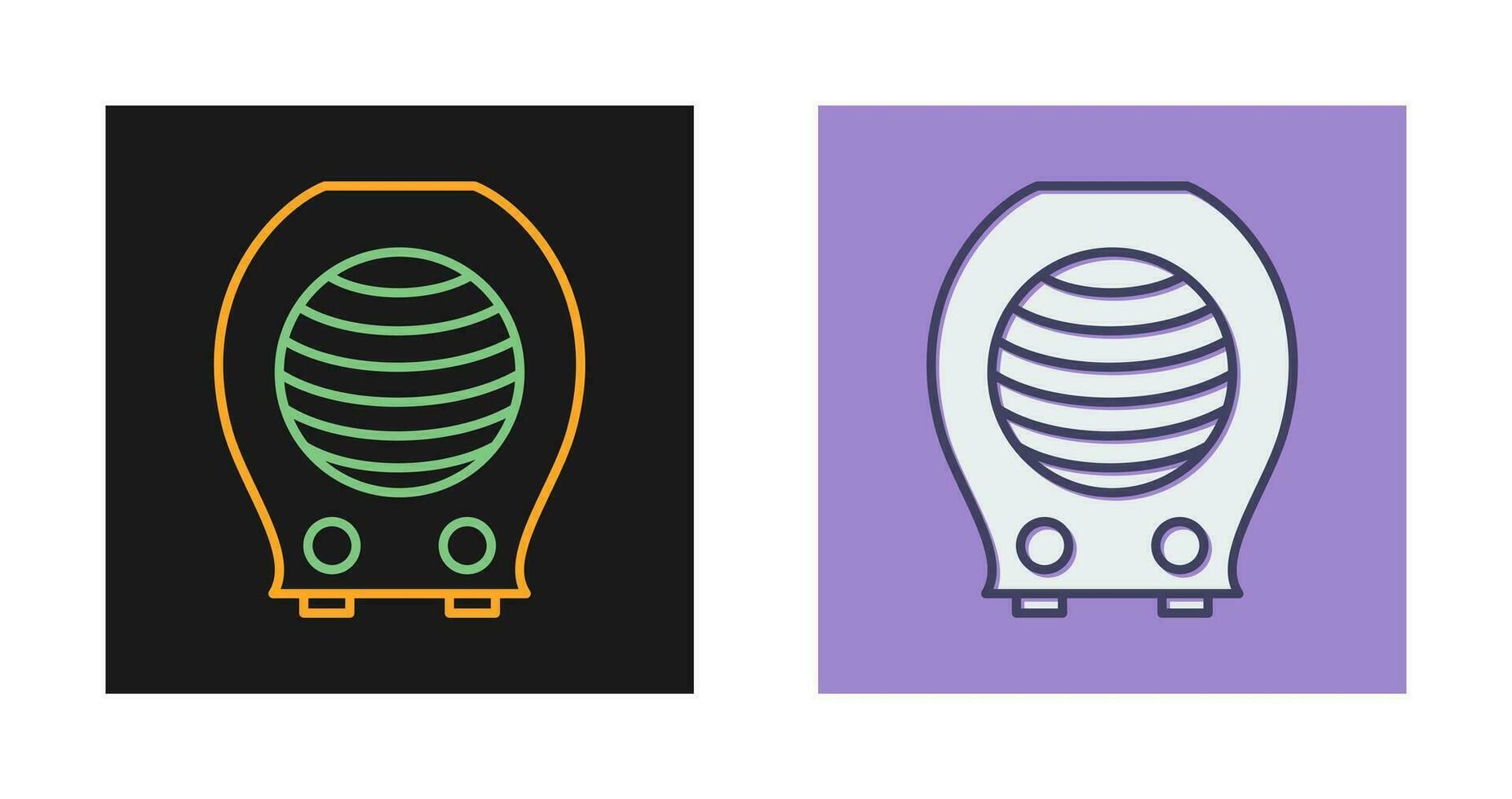 Fan Heater Vector Icon