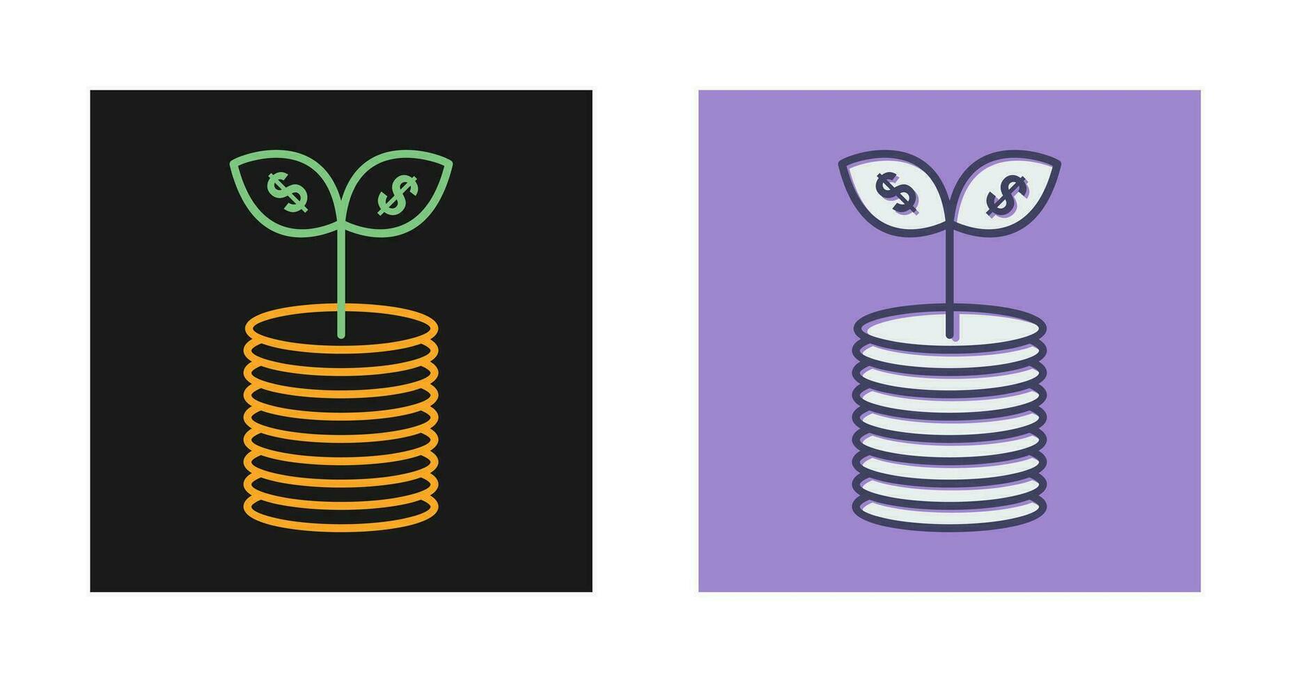 Money Growth Vector Icon