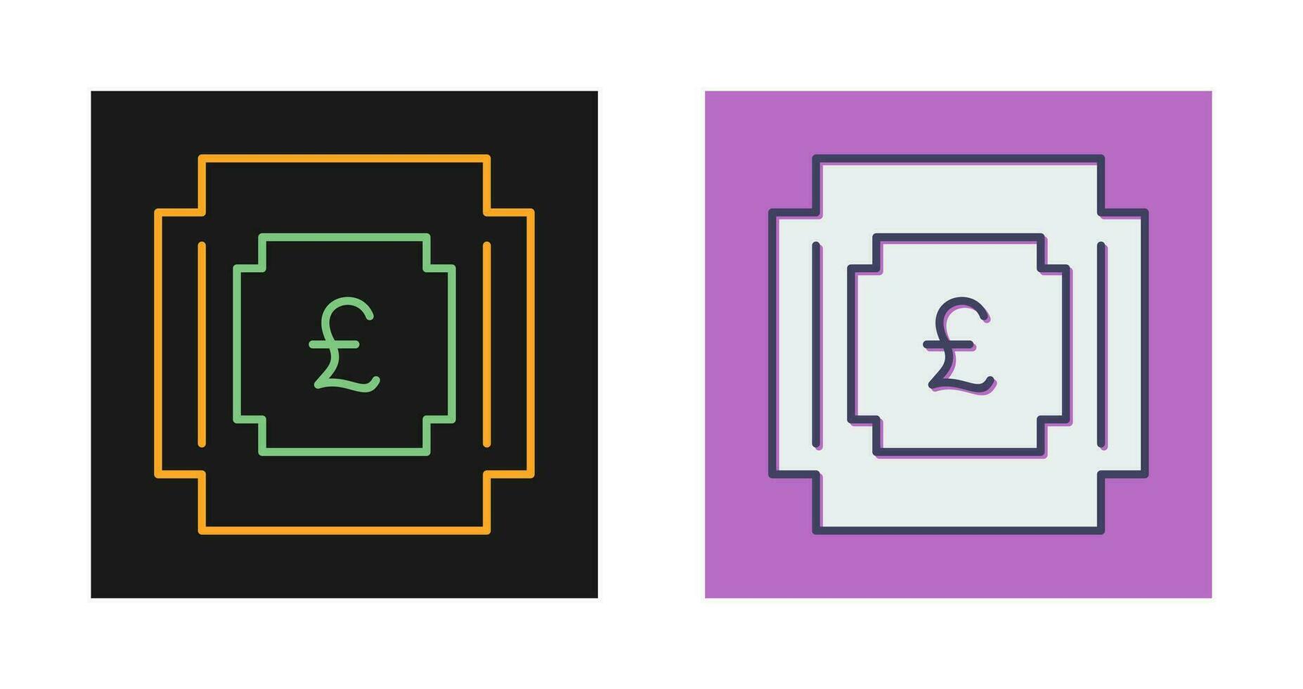 icono de vector de símbolo de libra