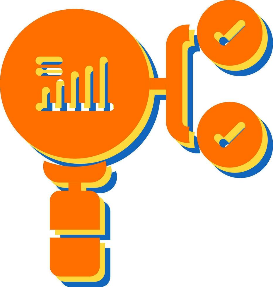 Prescriptive Analytics Vector Icon