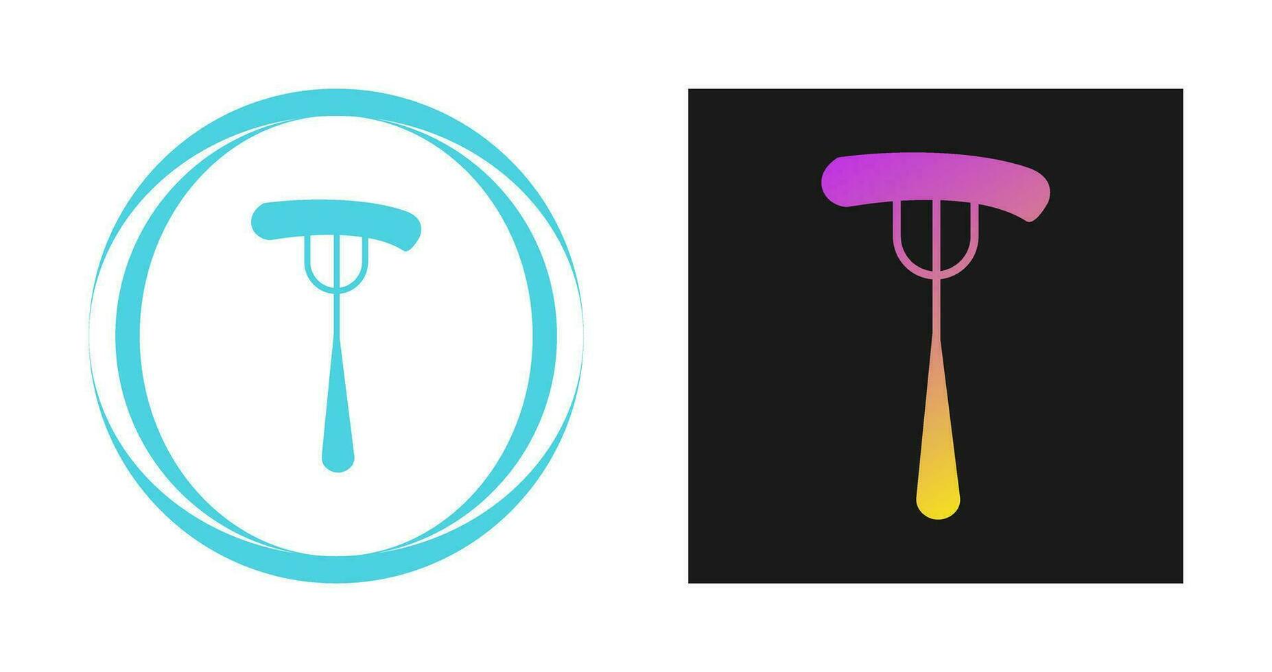 icono de vector de salchicha ardiente