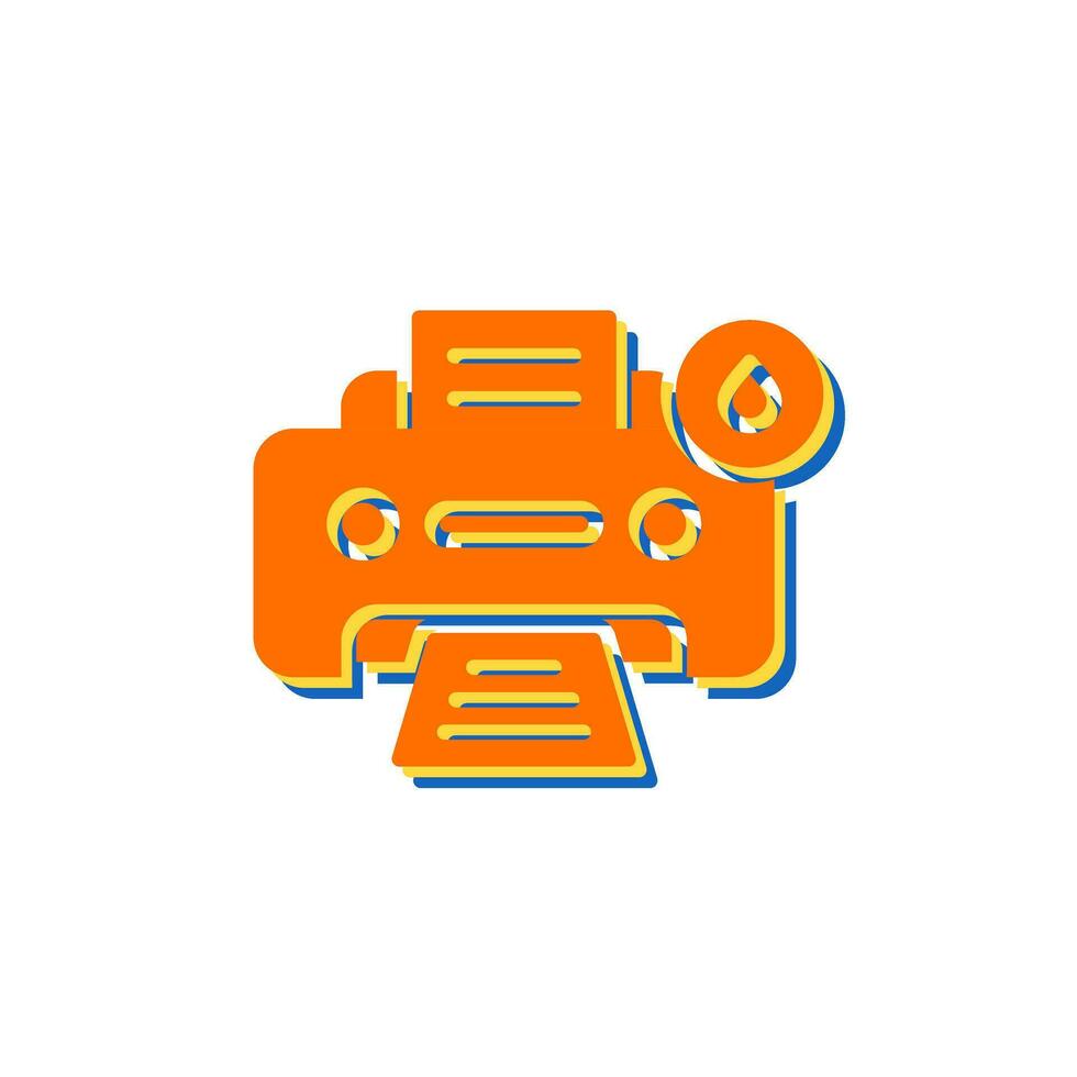Inkjet Printer Vector Icon