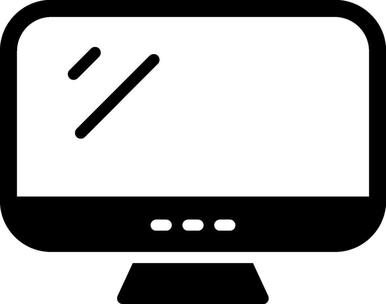 Monitor Vector Icon