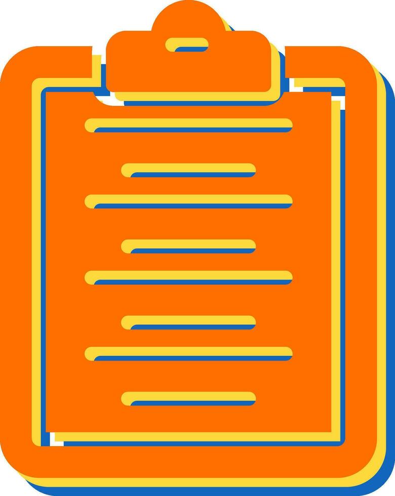 Writing Pad Vector Icon