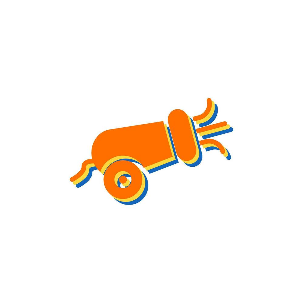 Confetti Cannon Vector Icon