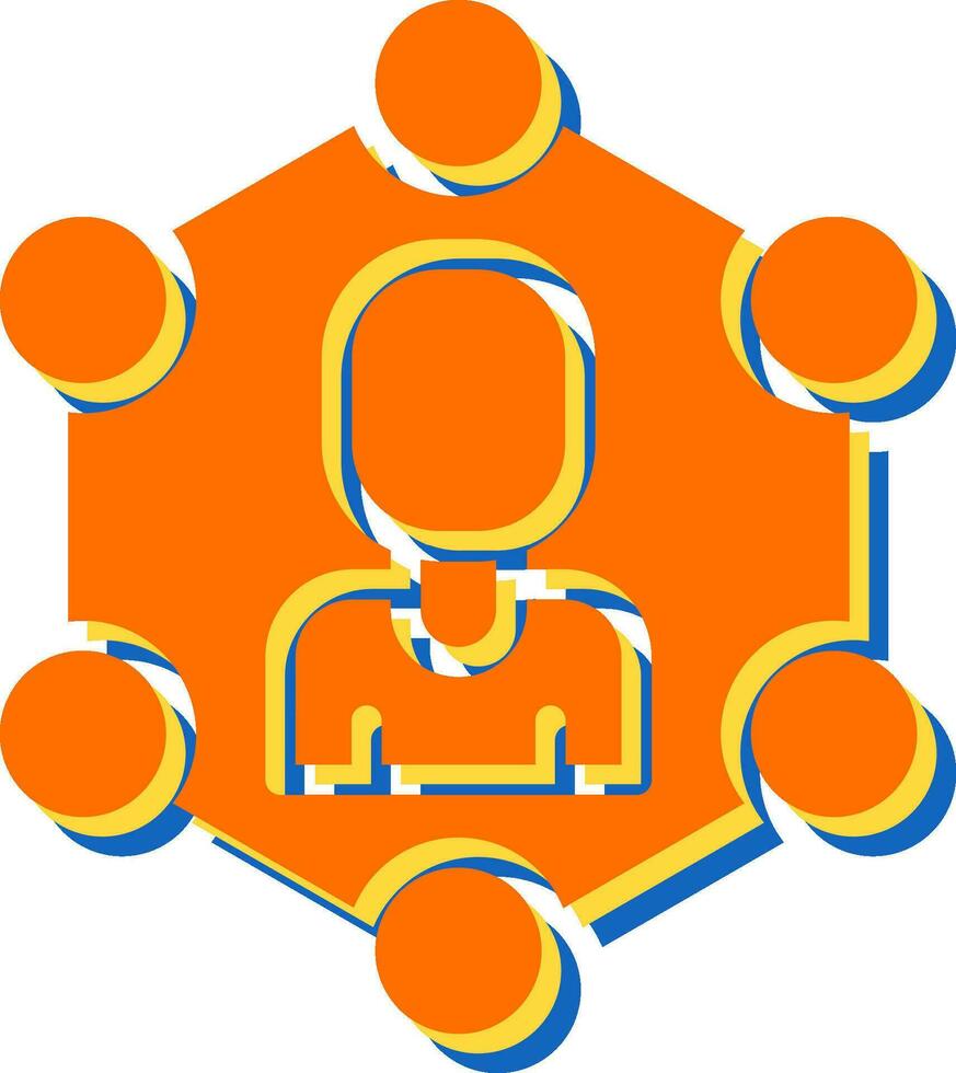 Network Segmentation Vector Icon