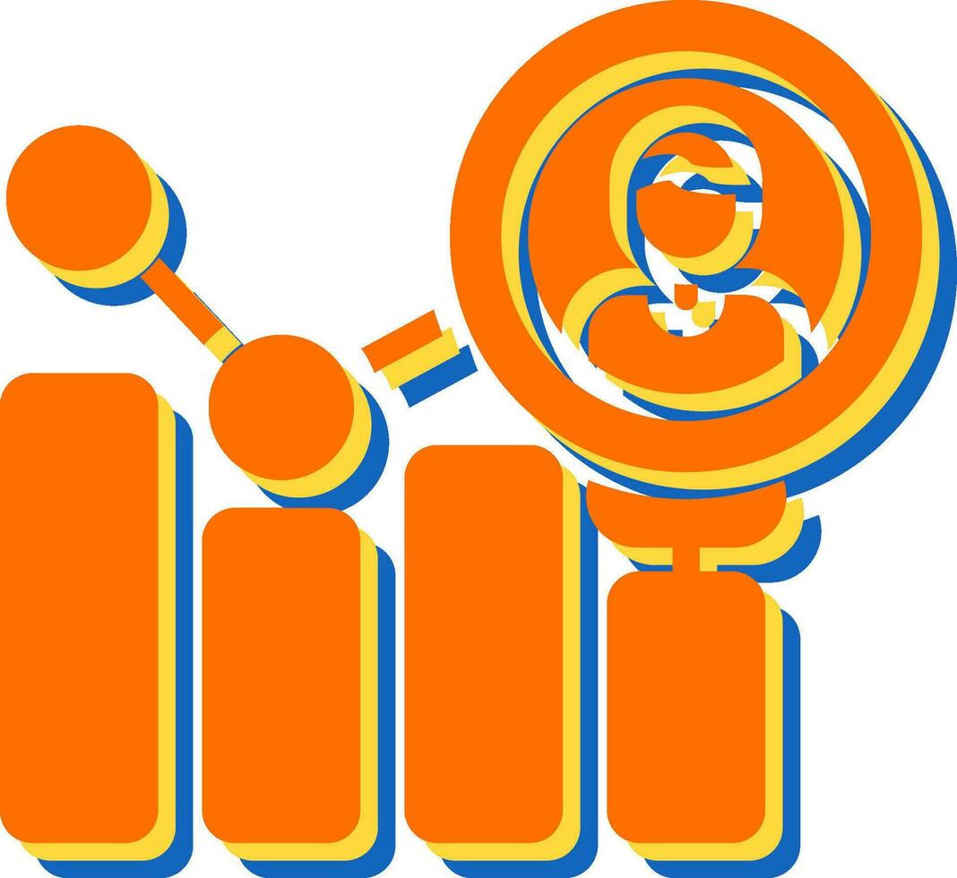 Customer Analytics Vector Icon