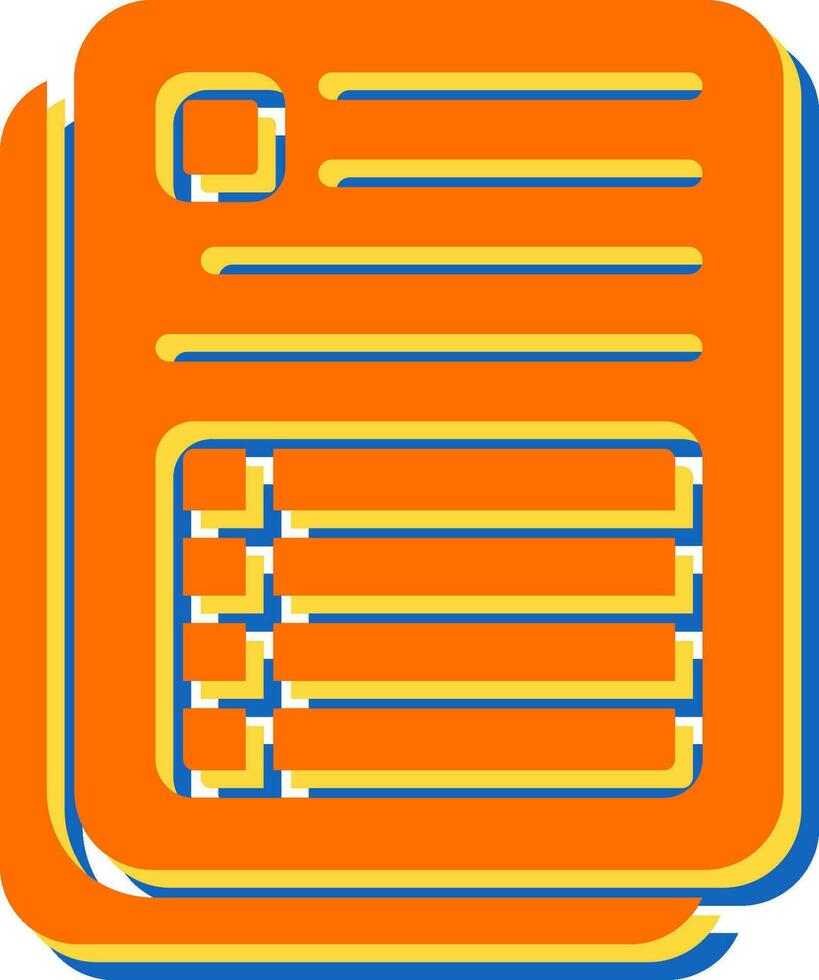 Spreadsheet Vector Icon