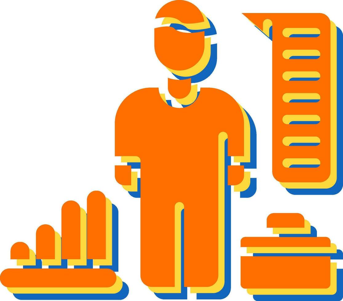 HR Analytics Vector Icon